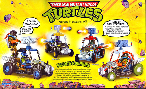 Teenage Mutant Ninja Turtles 'SLUDGE RUNNERS' :: LEONARDO ..box ii (( 2010 ))