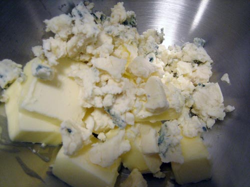 butter and blue cheese