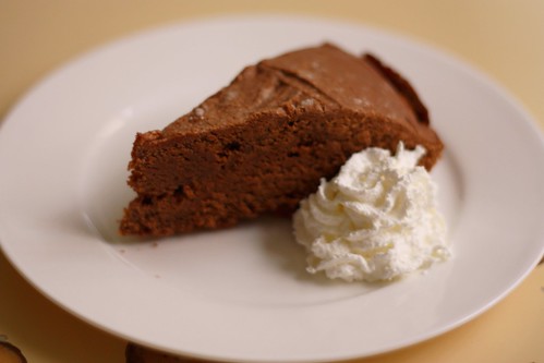 Gluten-free [Altered to be Glutenous] Chocolate Cake