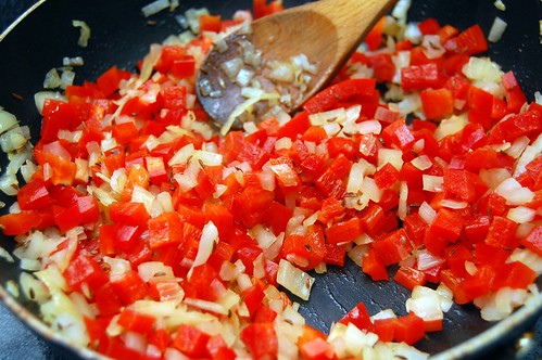 Red Pepper and Onions