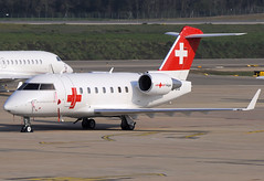 Z) Swiss Air Ambulance Challenger 604 HB-JRB GRO 17/04/2010