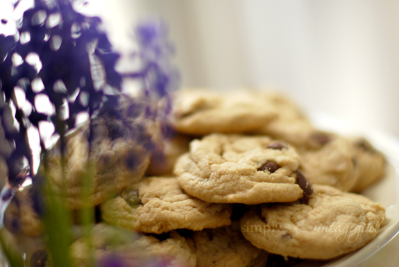 G-Free Chocolate Chip Cookies {&amp; hyacinths}