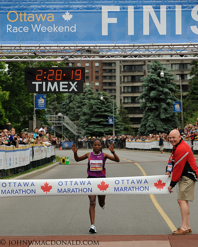 Merima Mohammed - Winner Ottawa Marathon
