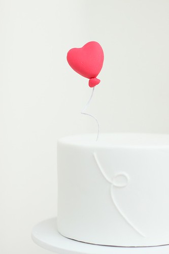 heart balloon topper