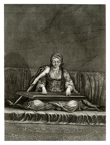 021-Joven turca tocando el canon-Recueil de cent estampes…1714- M. Le Hay