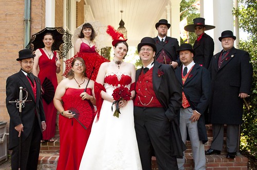 This thoughtful geeky steampunk wedding won't disappoint Becca