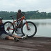 Maher and his Trek3900 by the lakeside..