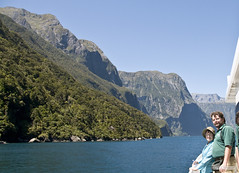 Leo and Kathy on Milford Sound