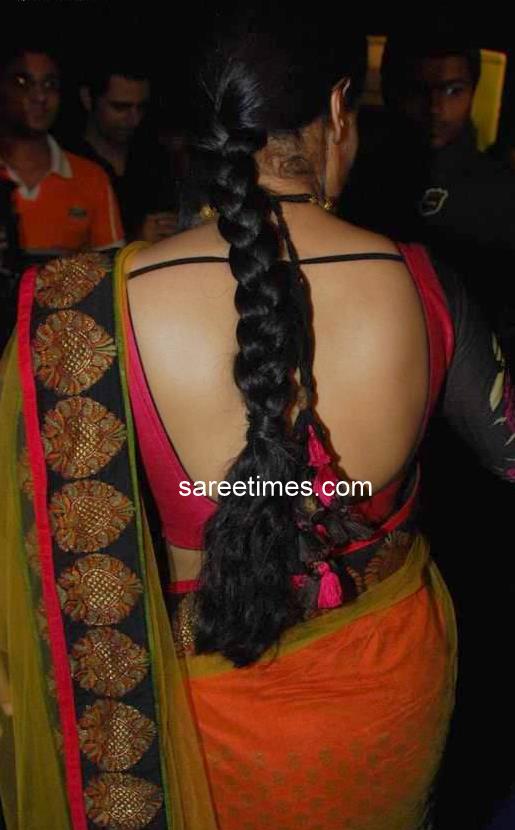 Vidya Balan: Saree Blouse Design for Back | sareetimes
 Vidya Balan In Saree Back