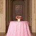 Pink Pintuck tablecloth