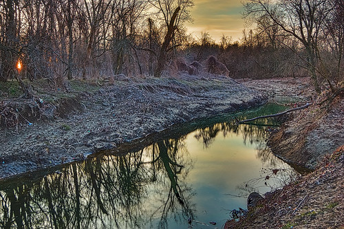 Gravois Creek, at Gravois Creek Conservation Area, in Saint Louis County, Missouri, USA - 7
