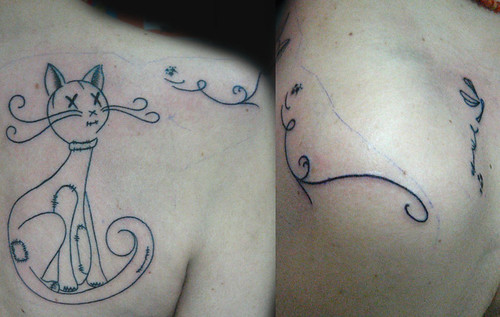  Tatuaje gato de trapo Pupa Tattoo Granada 