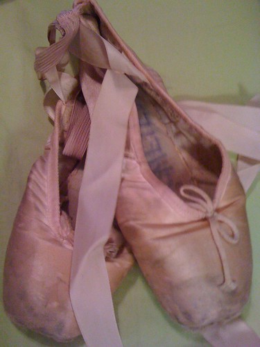 First Pair of Pointe Shoes