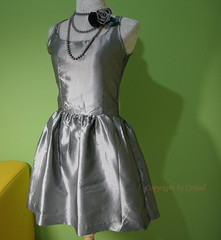 silver princess dress