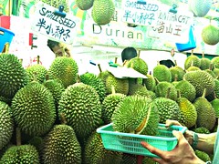 Red Prawn Durian, King of Kings Durian, Chinatown
