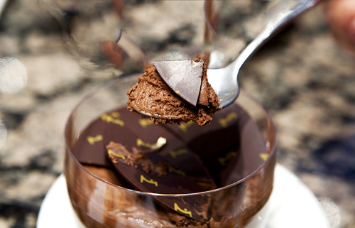 A spoonful of mousse