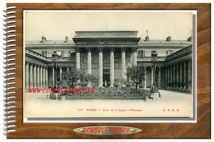 378 PARIS - Cour de la Légion d'Honneur