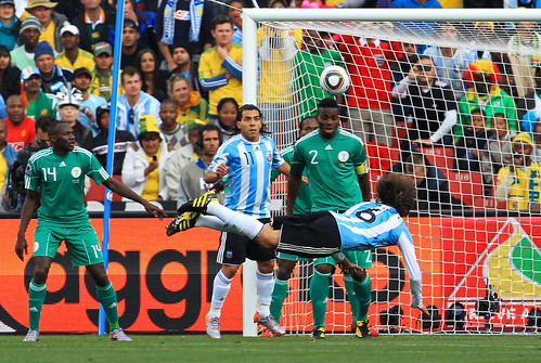 Gabriel Heinze gol Argentina Nigeria