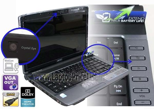 Acer Aspire 4736z Specs