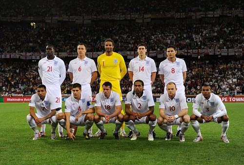 The England National team vs Algeria.