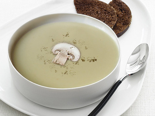 Vegetarian Mushroom Soup : ซุปเห็ดเจ