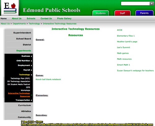 Interactive Technology Resources - Edmond Public Schools