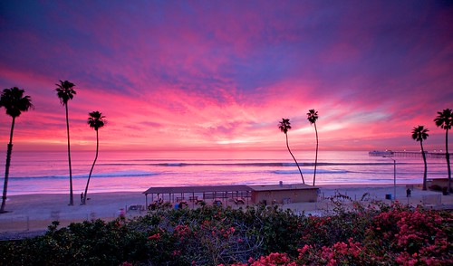 Sunset at San Clemente T-Street by Rys Photostream.