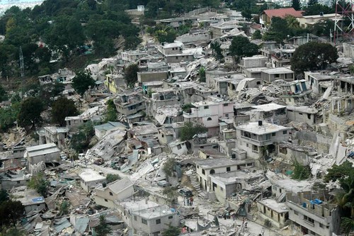 Haití Terremoto Port-au-Prince destroyed