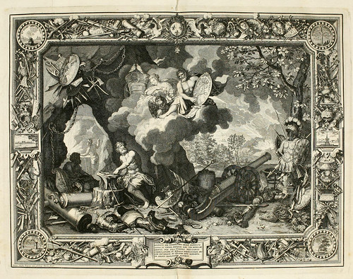 001- Los elementos-el fuego-Tapisseries du roy, ou sont representez les quatre elemens 1690- Sebastien Le Clerc
