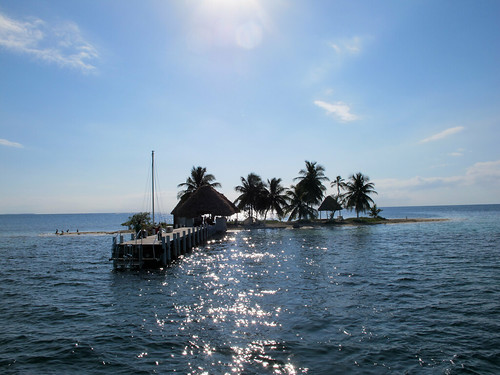 A small caye in Belize