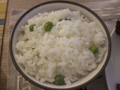 Rice with peas