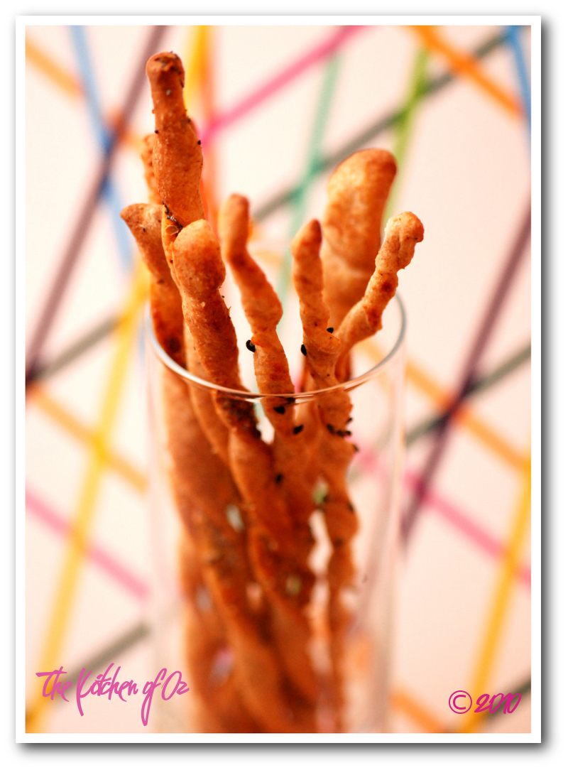 Twisted Breadsticks with Herbs