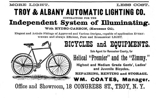 Troy and Albany Automatic Lighting 1895