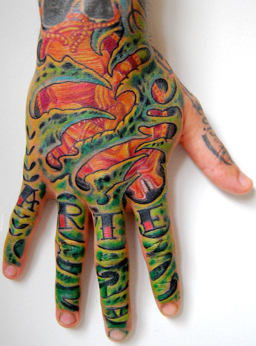 Organic hand tattoo Da Vinci Fetus tatuagem image by micaeltattoo from 