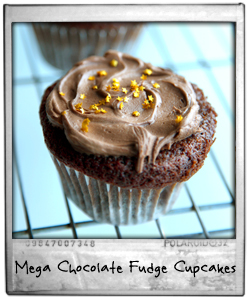 Mega Chocolate Fudge Cupcakes