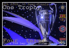 UEFA Champions League 2009-'10 semi-finals poster