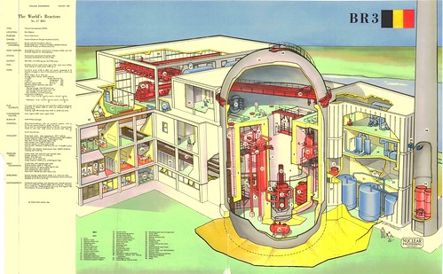 The World's Reactors, No. 27, BR3 PWR, Mol, Belgium. Wall chart insert, Nuclear Engineering, August 1960