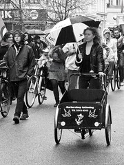 May 1st Christiania Bike Brolley Girl