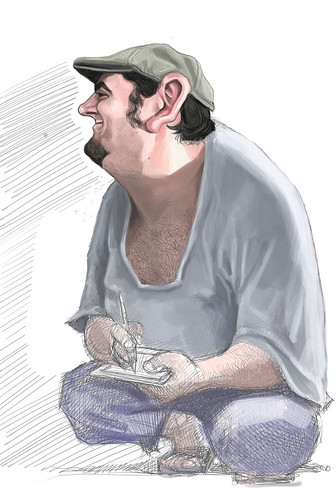 digital sketch of Jaume Cullell - 7