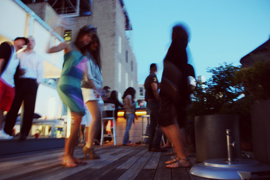 roof deck party