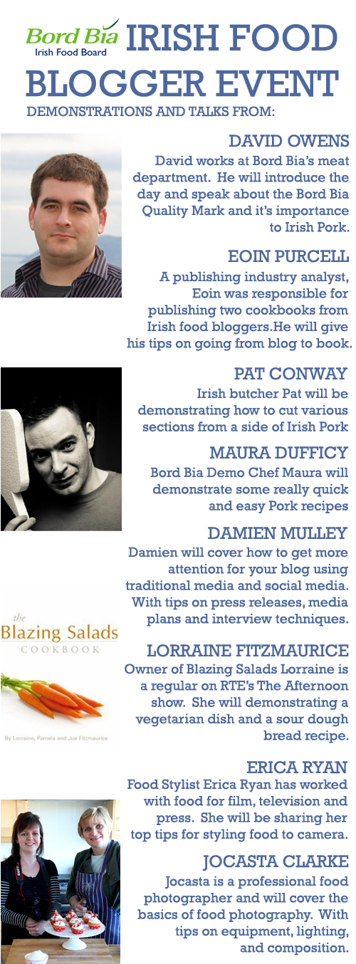 :: Irish Food Bloggers Event: Details!