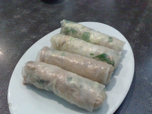 rice paper rolls with pork