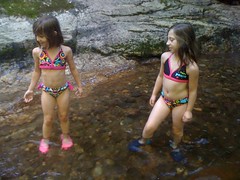  The Girls in Swim Suits at High Shoals Falls