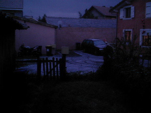 Neige sur Biganos - 6 janvier 2010