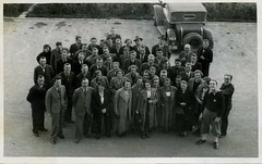 Group photo - visit to Zlin 1936