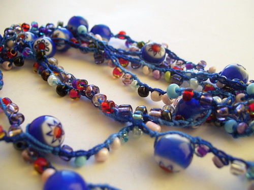 Crocheted necklace/bracelet/belt