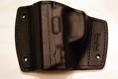 Car mountable holster for S&W M&P 40 or 40C, mount inside your glovebox or console box