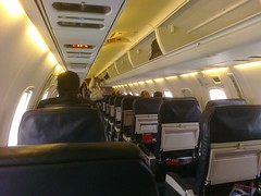  Little Plane but at lest I have my own seat in an aisle of one