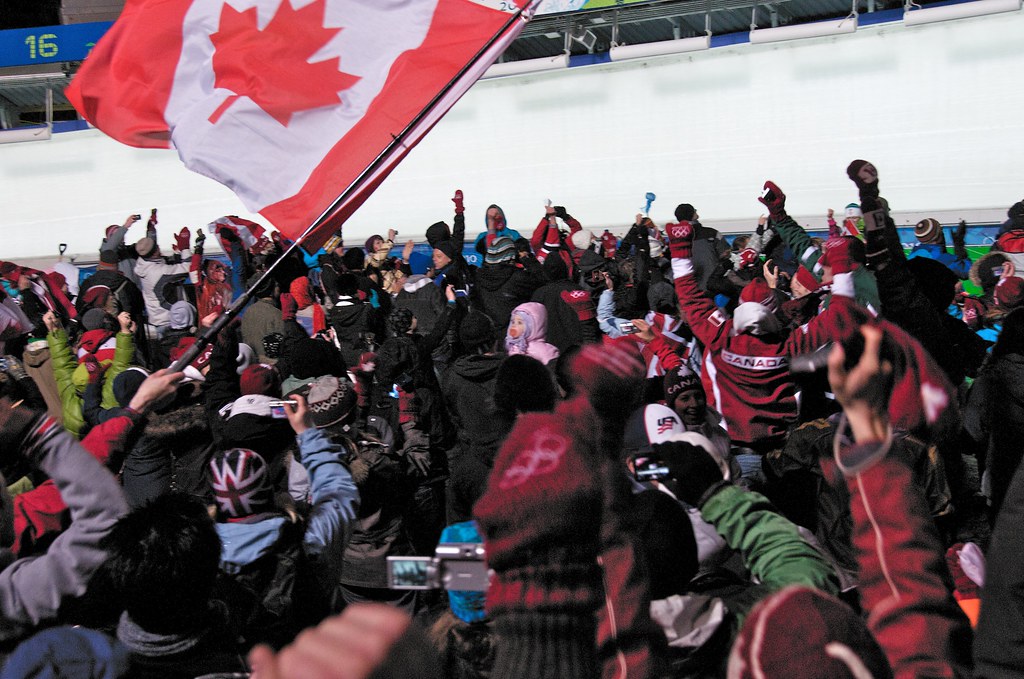 Crowd Cheers as Canada Wins Gold AND Silver