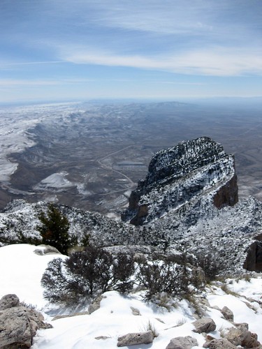 Backside of El Capitan as seen from Guadalupe Peak